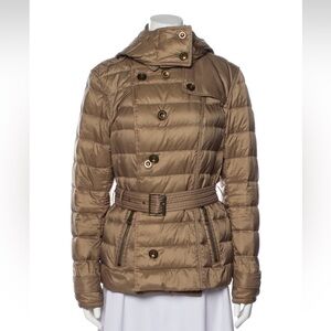 Burberry Brit Quilt Down
Jacket With Hood: Size L. Like NEW